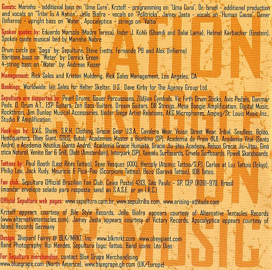 Sepultura - Nation (CD, Album, Ltd, Dig)
