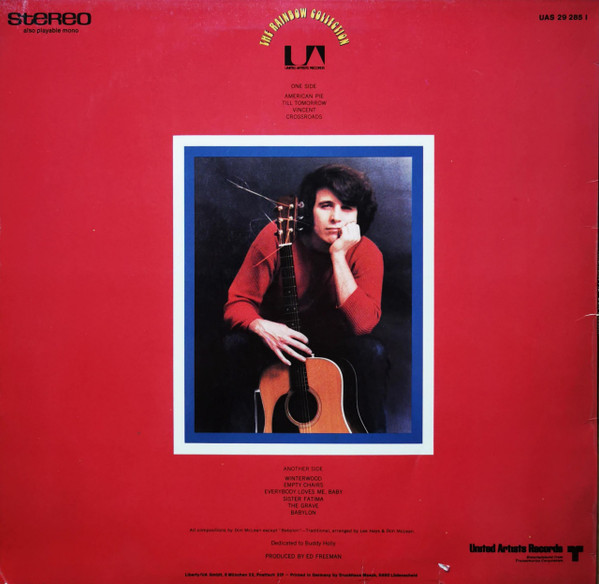 Don McLean - American Pie (LP, Album)