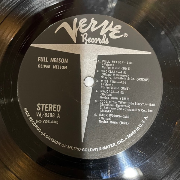 Oliver Nelson - Full Nelson (LP, Album)
