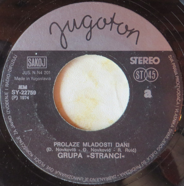 Grupa Stranci* - Prolaze Mladosti Dani (7