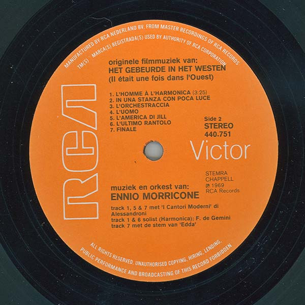Ennio Morricone - Het Gebeurde In Het Westen (LP, Album)