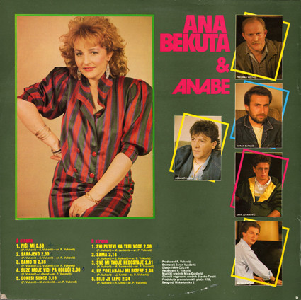 Ana Bekuta & Anabe - Samo Ti (LP, Album)