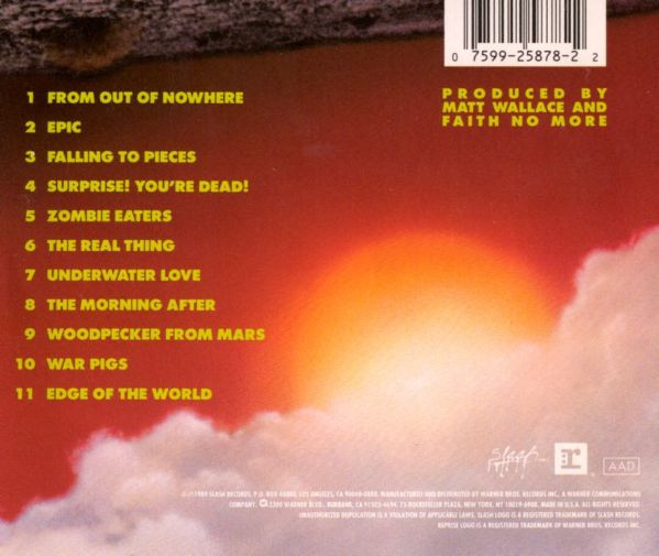 Faith No More - The Real Thing (CD, Album)