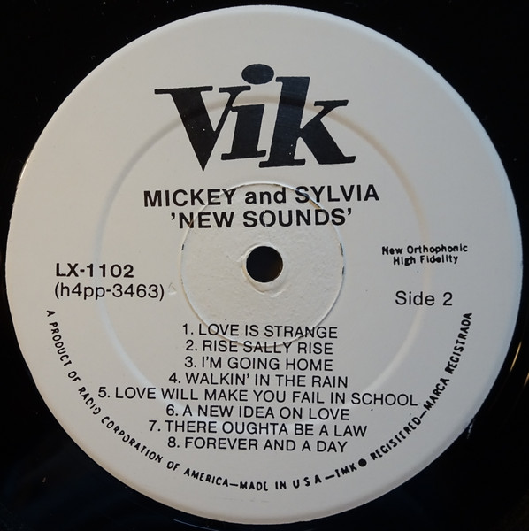 Mickey And Sylvia* - New Sounds (LP, Album, RE, Unofficial)