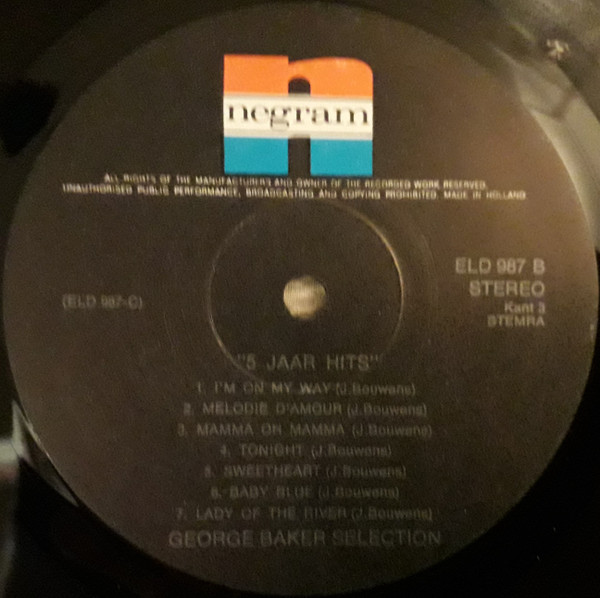 George Baker Selection - 5 Jaar Hits (2xLP, Comp, Gat)