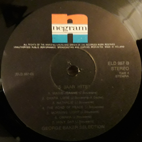 George Baker Selection - 5 Jaar Hits (2xLP, Comp, Gat)