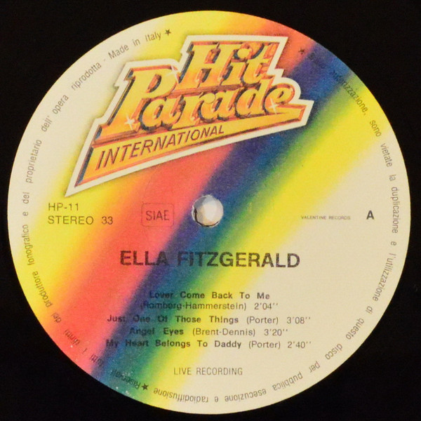 Ella Fitzgerald - The Lady In Concert (LP, Comp)