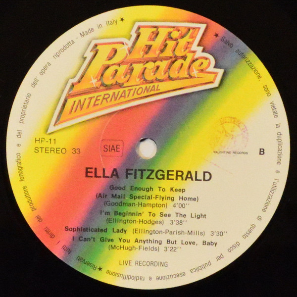 Ella Fitzgerald - The Lady In Concert (LP, Comp)