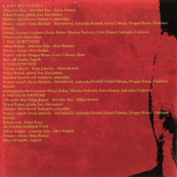 Toše Proeski - Igra Bez Granica (CD, Album)