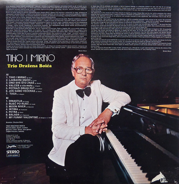 Trio Dražena Boića - Tiho I Mirno (LP, Album)