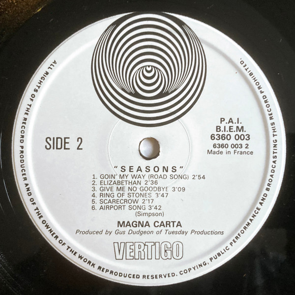 Magna Carta - Seasons (LP, Album, Gat)