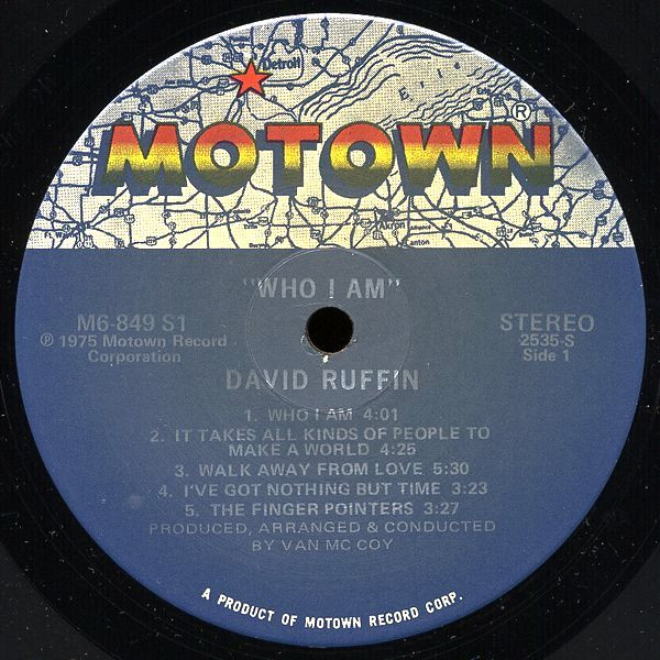 David Ruffin - Who I Am (LP, Album, Hol)