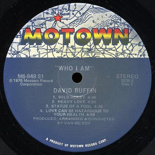 David Ruffin - Who I Am (LP, Album, Hol)