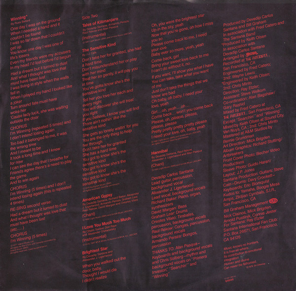 Santana - Zebop! (LP, Album)