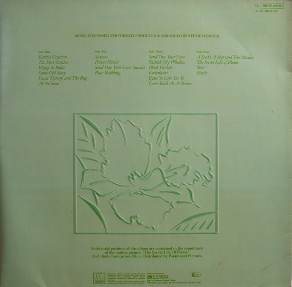 Stevie Wonder - Stevie Wonderâ€™s Journey Through The Secret Life Of Plants (2xLP, Album)