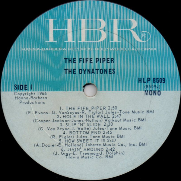 The Dynatones - The Fife Piper (LP, Album, Mono)