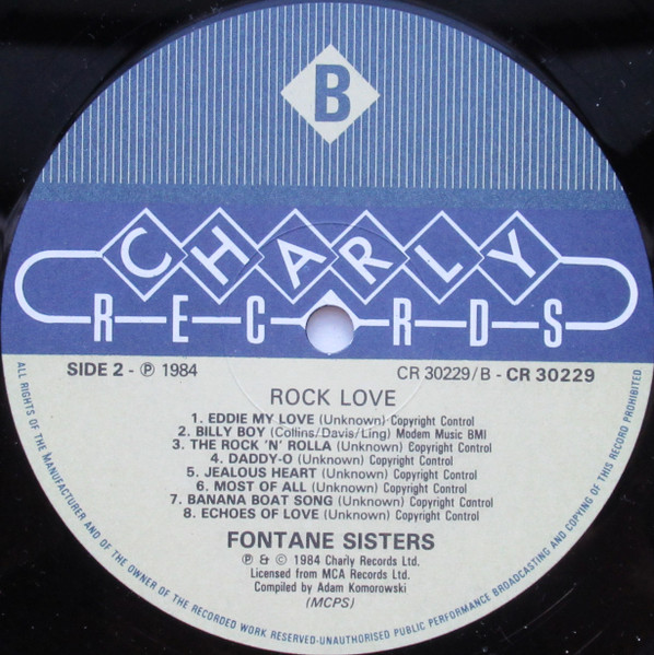 The Fontane Sisters - Rock Love (LP, Comp)