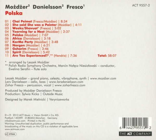 Możdżer Danielsson Fresco - Polska (CD, Album)