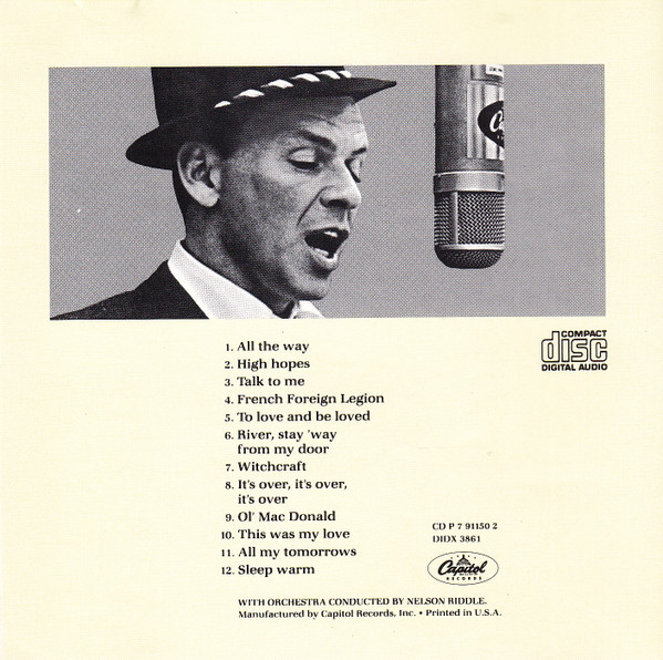 Frank Sinatra - All The Way (CD, Comp, RE)