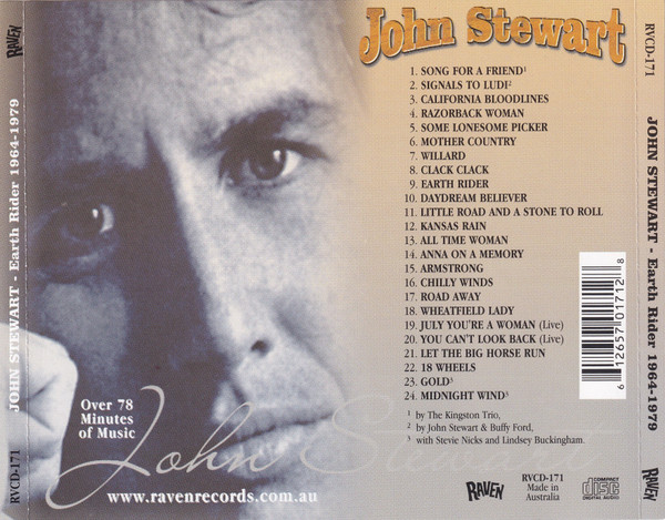 John Stewart (2) - Earth Rider 1964-1979 (CD, Comp)
