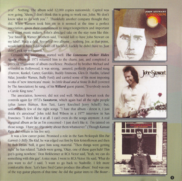 John Stewart (2) - Earth Rider 1964-1979 (CD, Comp)
