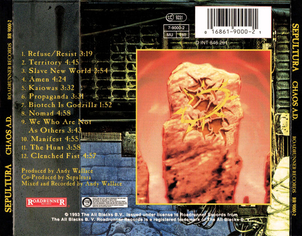 Sepultura - Chaos A.D. (CD, Album)