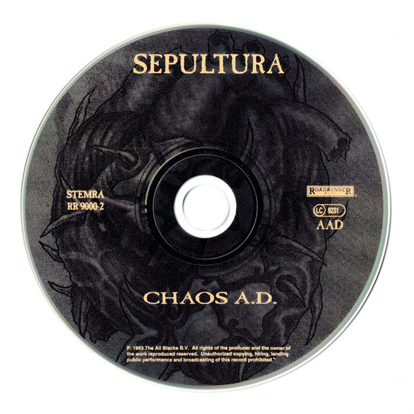 Sepultura - Chaos A.D. (CD, Album)