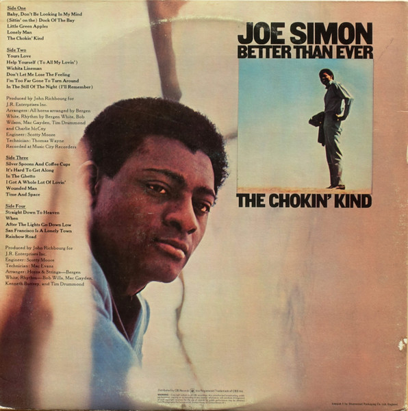 Joe Simon - The Chokin' Kind / Better Than Ever (2xLP, Album, Comp)