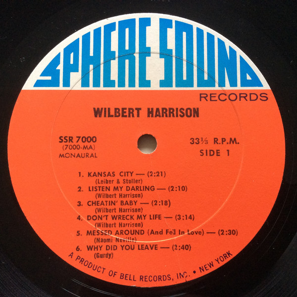 Wilbert Harrison - Kansas City (LP, Mono)