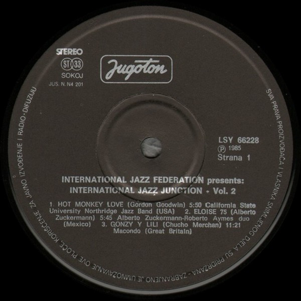 Various - International Jazz Federation Presents: International Jazz Junction, Volume 2 (LP, Comp)