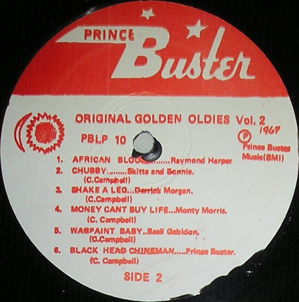 Prince Buster - Prince Buster Record Shack Presents The Original Golden Oldies Vol. 2 (LP, Comp, RE)