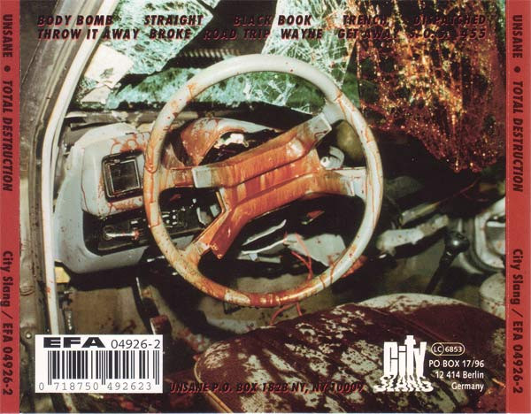 Unsane - Total Destruction (CD, Album)
