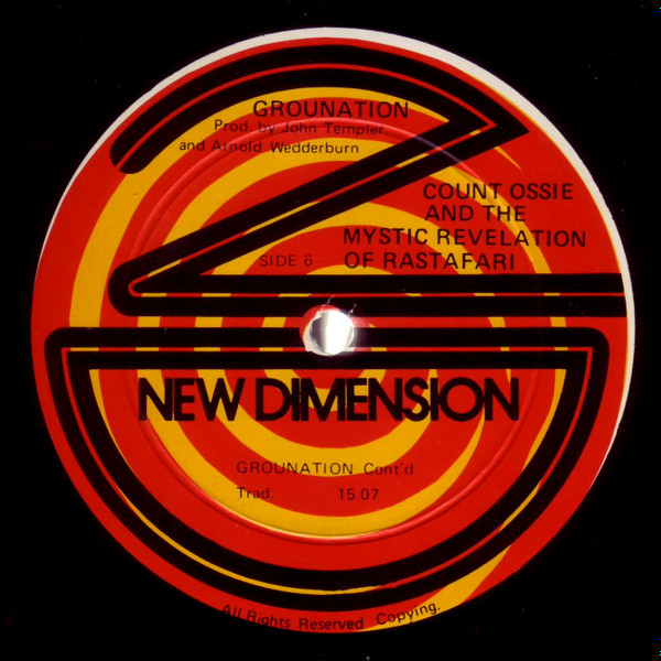 Count Ossie And The Mystic Revelation Of Rastafari - Grounation (3xLP)