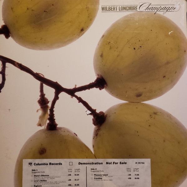 Wilbert Longmire - Champagne (LP, Album, Promo, Gat)