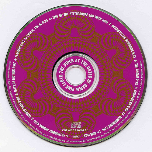 Pink Floyd - The Piper At The Gates Of Dawn (CD, Album, RE, RM)