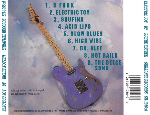 Richie Kotzen - Electric Joy (CD, Album)