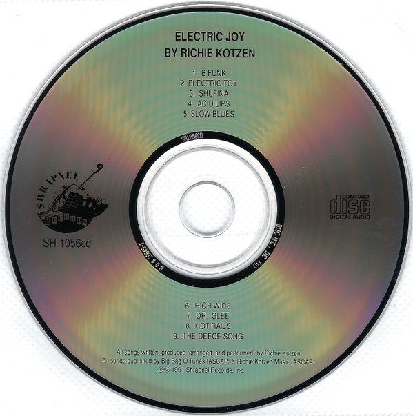 Richie Kotzen - Electric Joy (CD, Album)