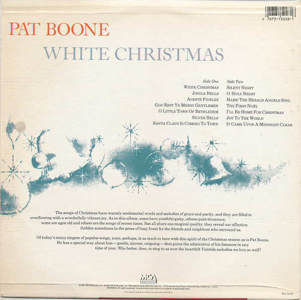 Pat Boone - White Christmas (LP, Album, RE)
