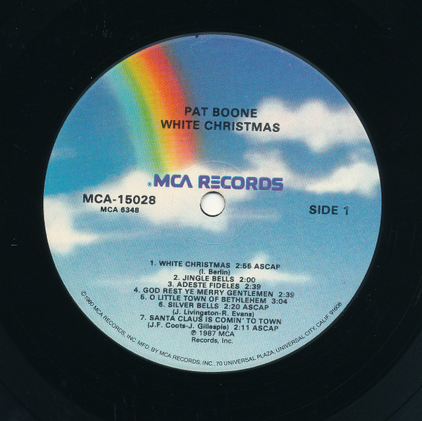 Pat Boone - White Christmas (LP, Album, RE)