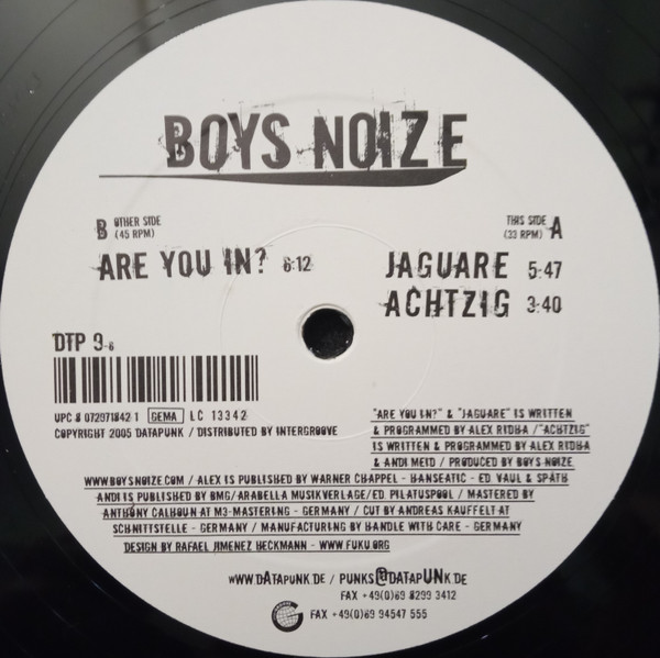 Boys Noize - Are You In? (12