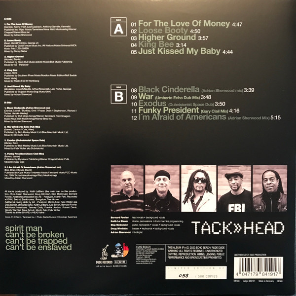Tackhead - For The Love Of Money (LP, Album, Ltd, Num)