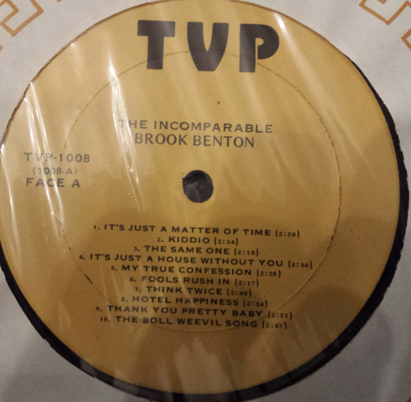 Brook Benton - The Incomparable Brook Benton (LP, Album)