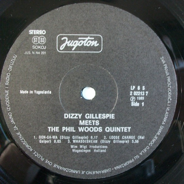 Dizzy Gillespie Meets The Phil Woods Quintet - Dizzy Gillespie Meets The Phil Woods Quintet (LP, Album)