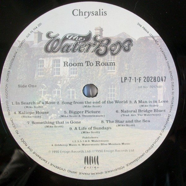The WaterBoys - Room To Roam (LP, Album)