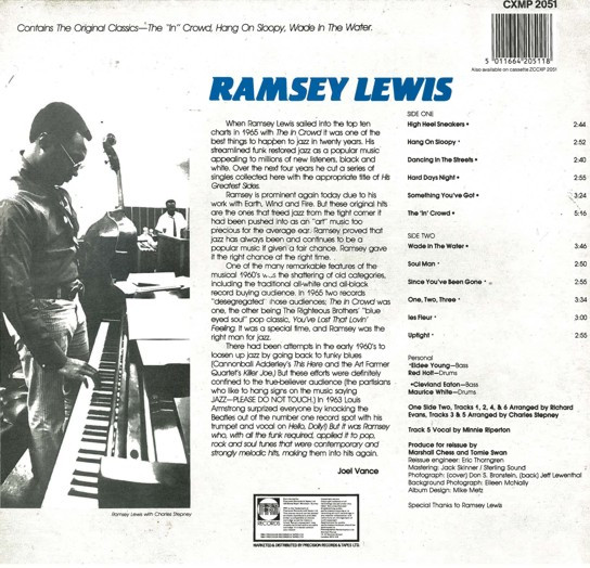 Ramsey Lewis - His Greatest Sides: Volume One (LP, Comp)