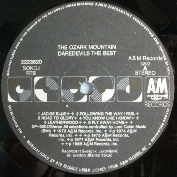 The Ozark Mountain Daredevils - The Best (LP, Comp)