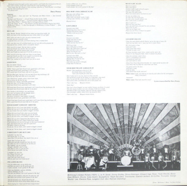 Todd Rhodes And His Toddlers - Your Daddy's Doggin Around (LP, Album, Comp, Mono)