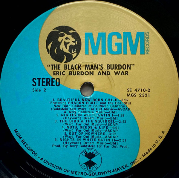 Eric Burdon And War* - The Black-Man's Burdon (2xLP, Album)