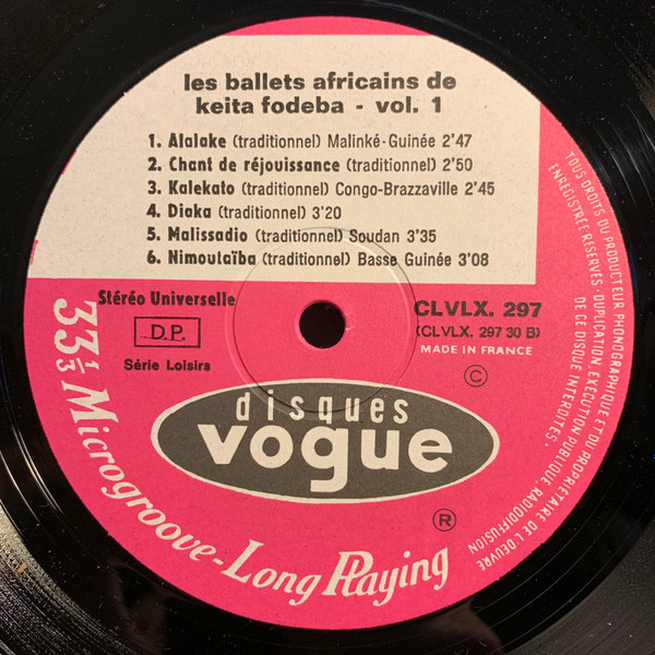 Les Ballets Africains De Keita Fodeba - Vol. 1 (LP, Album)