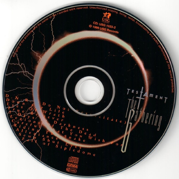 Testament (2) - The Gathering (CD, Album, Promo)
